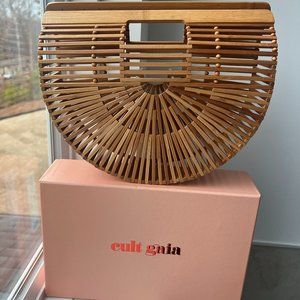 GAIA'S ARK SMALL Basket Style Tote Bag in Natural